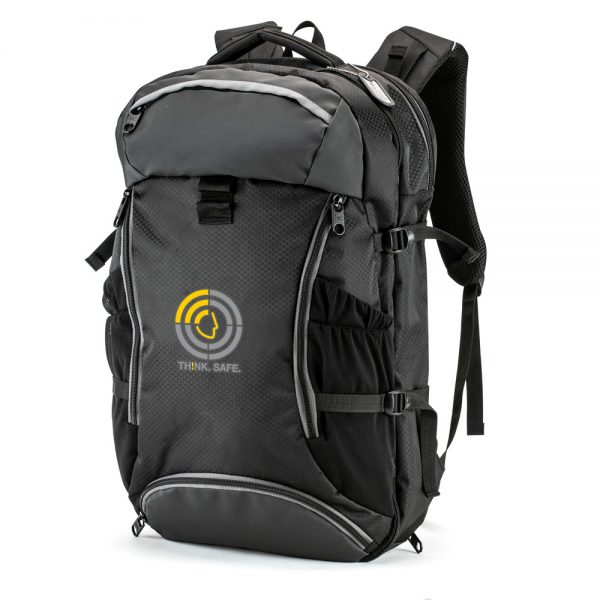 Basecamp® Traveler Backpack with your custom logo.