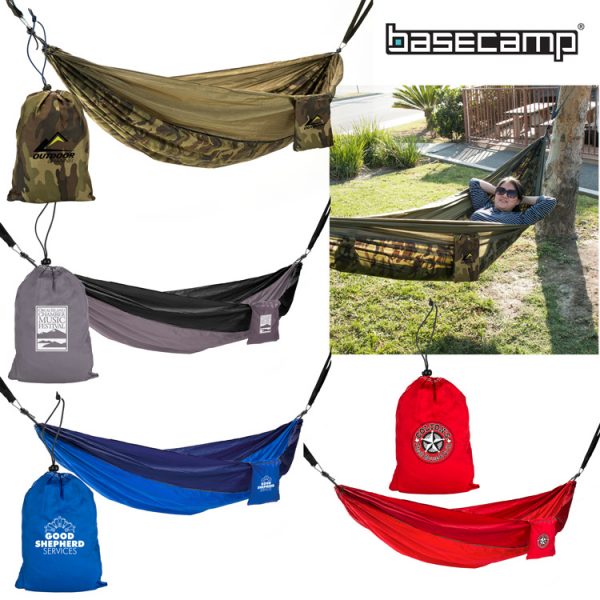 Basecamp® Hammock with your custom logo.