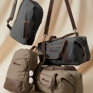These Laptop Backpacks & Duffel Bags feature your embroidered custom logo!