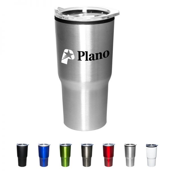 The 20 oz Streetwise Insulated Tumbler features your printed custom logo.