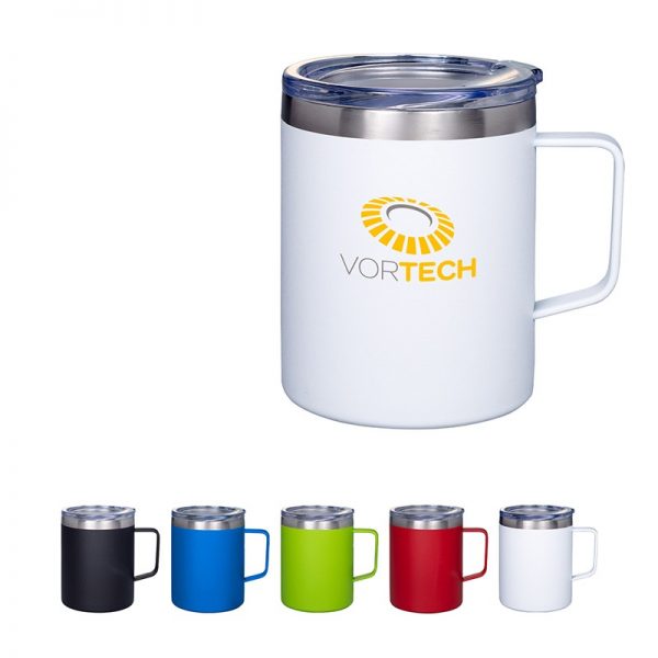 Vacuum Insulated Coffee Mug with your custom logo.