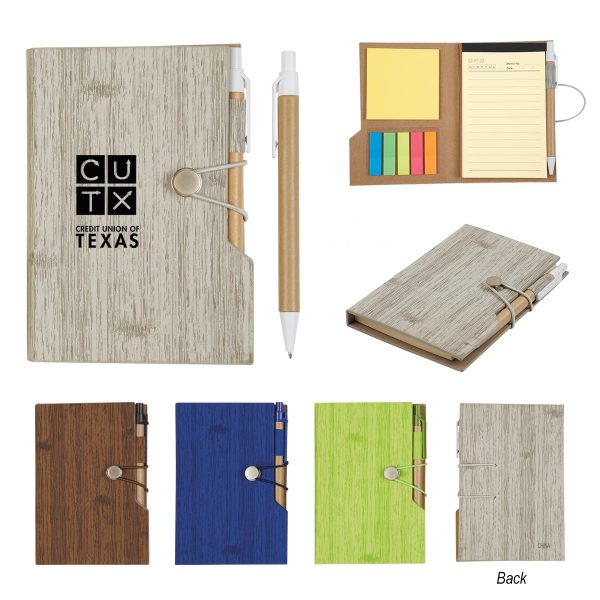 Woodgrain Look Notebook: $3.19