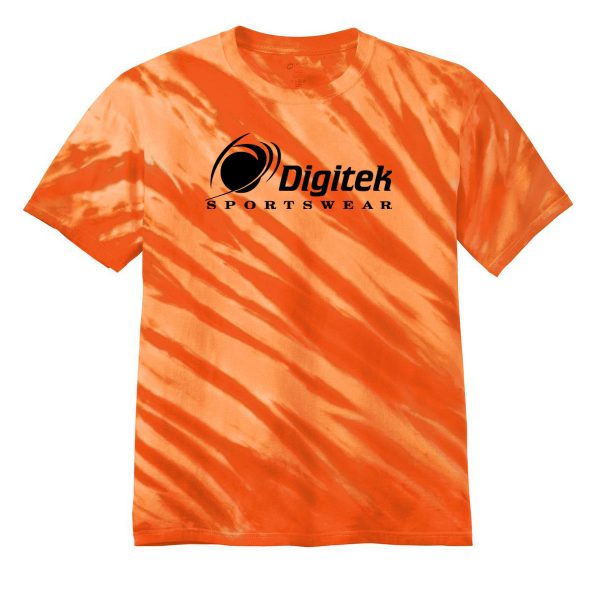 Tiger Stripe Tie-Dye Tee - Digitek Sportswear