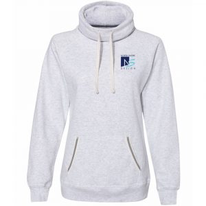 J America Ladies' Relay Cowl Neck
